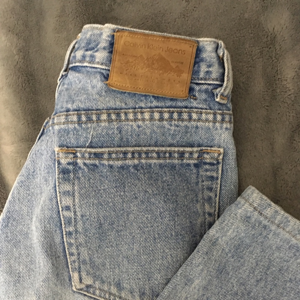 Vintage Calvin Klein mom light blue jeans